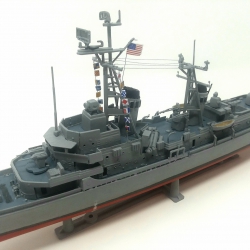 Model Plastikowy - ATLANTIS Models Statek Okręt 1:320 USS Forrest Sherman Destroyer - AMCH352